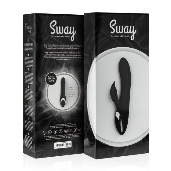 / Sway No.2 - akumulátorový vibrátor s ramenem pro klitoris (černý)