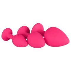 Easytoys Diamond - sada análních kolíků (růžová)
