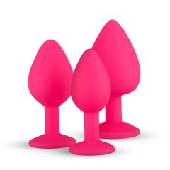 Easytoys Diamond - sada análních kolíků (růžová)