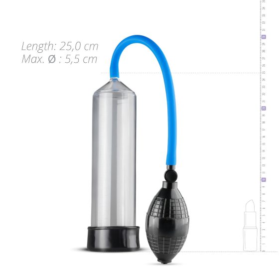 Easytoys - vakuová pumpa na penis (průhledná)