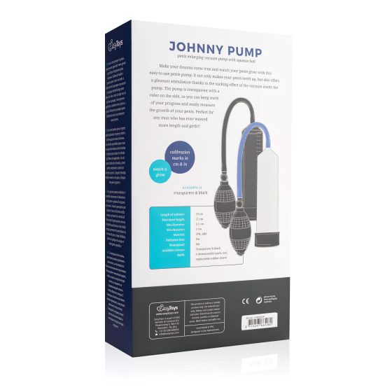 Easytoys - vakuová pumpa na penis (průhledná)