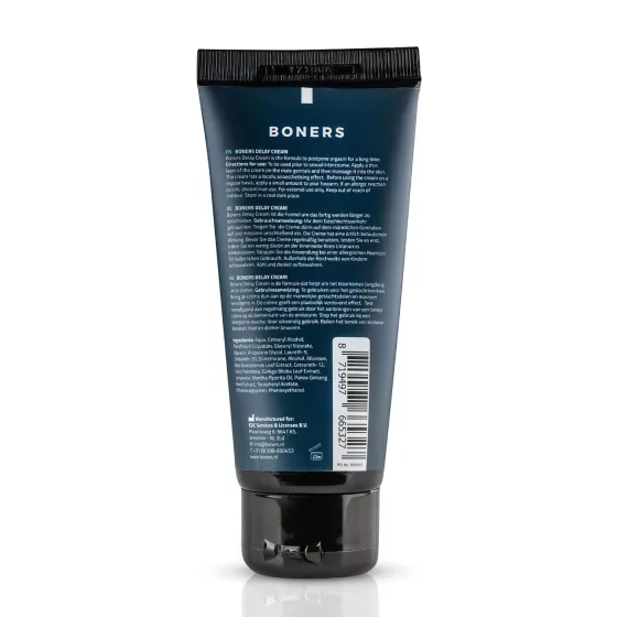 Boners Essentials - krém na oddálení ejakulace pro muže - 100 ml