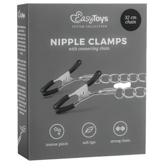 EasyToys - Řetízkové svorce na bradavky (1 pár)