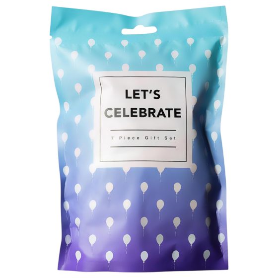 LoveBoxxx Let's Celebrate - dárková sada s vibrátorem - 7 dílů