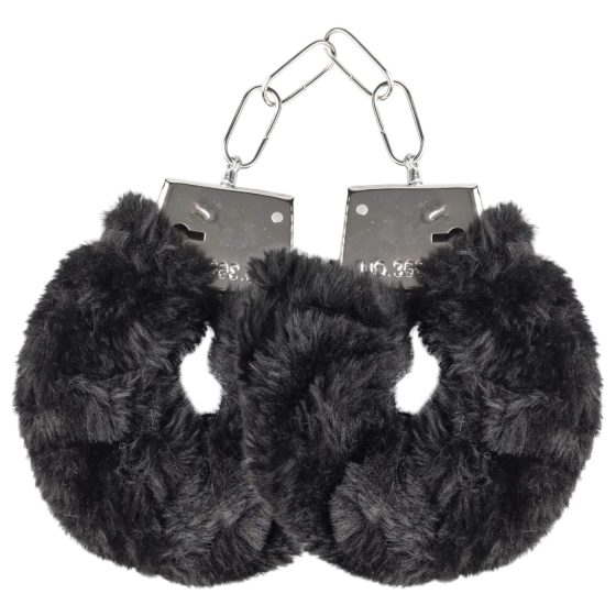 LoveBoxxx - erotická sada s vibrátorem - pouta a doplňky - černá - 6 dílů