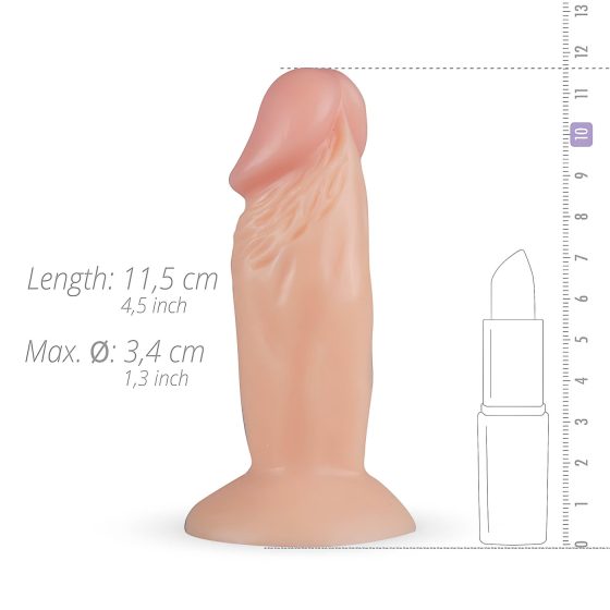 Real Fantasy Archi - realistický dildo - 11,5cm (přírodní)