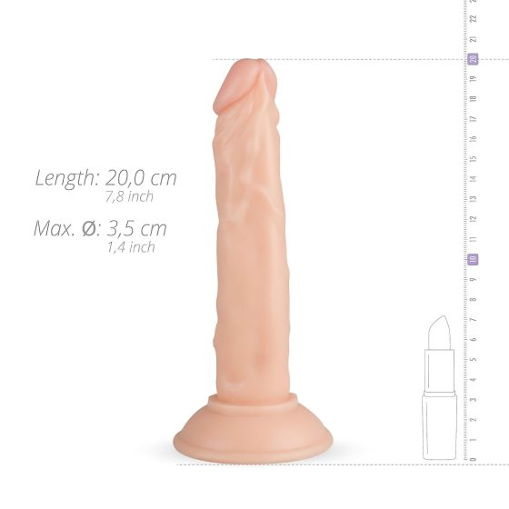 Real Fantasy Blane - realistický dildo - 20 cm (přírodní)