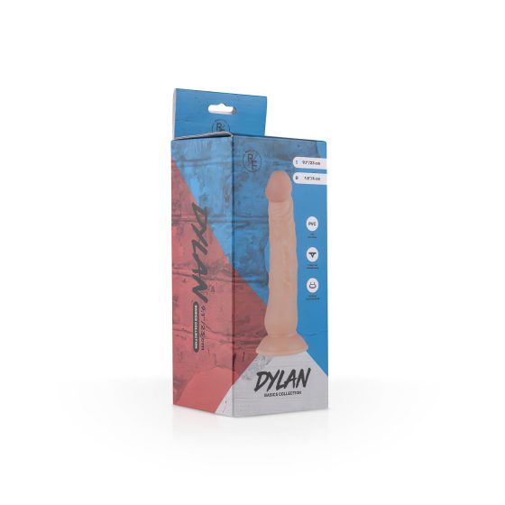 Real Fantasy Dylan - realistické dildo - 23cm (přírodní)