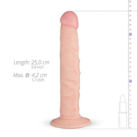Real Fantasy Scott - realistické dildo - 25 cm (přírodní)