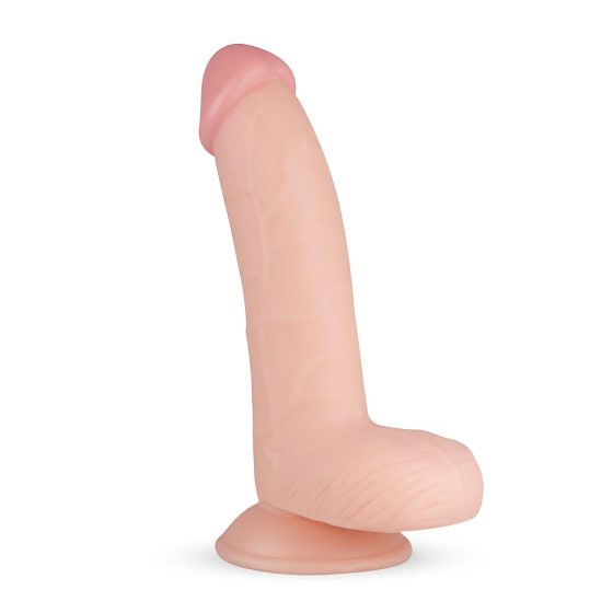 Real Fantasy Cliff - realistické dildo s varlaty - 22 cm (přírodní)