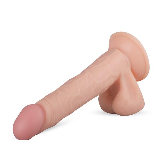 Real Fantasy Felix - realistické dildo s varlaty - 22 cm (přírodní)