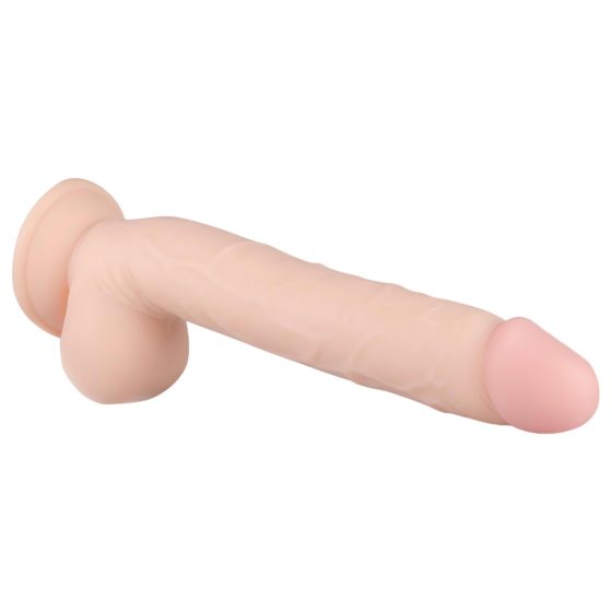 Real Fantasy Elvin - akumulátorový, realistický vibrátor - 28cm (přírodní)