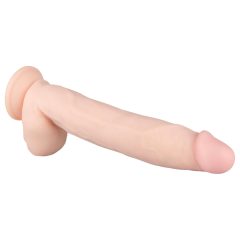   Real Fantasy Dwane - akumulátorový, realistický vibrátor - 31 cm (přírodní)