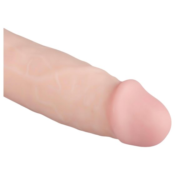 Real Fantasy Dwane - akumulátorový, realistický vibrátor - 31 cm (přírodní)