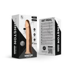   Real Fantasy Winston - přísavkový vibrátor - 19 cm (přírodní)
