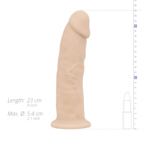 Real Fantasy Xavier - realistický dildo - 23 cm (přírodní)