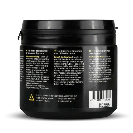 BUTTR Fisting Butter - pěstní lubrikační máslo (500ml)