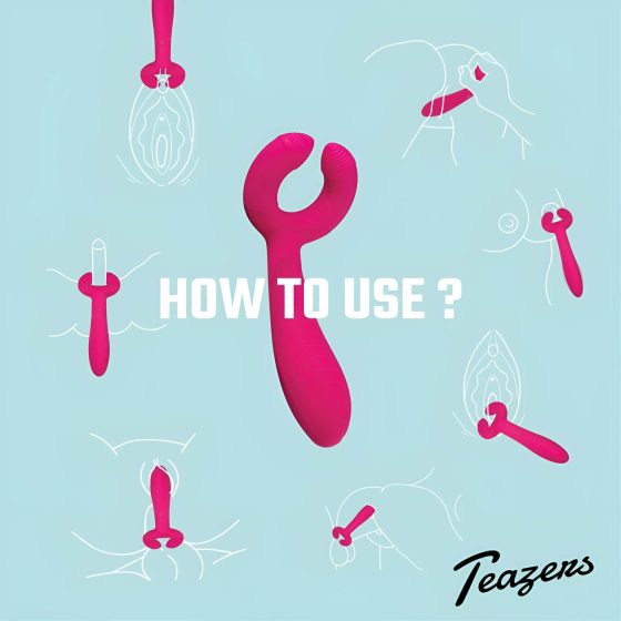 Easytoys Couple - akumulátorový, vodotěsný párový vibrátor (růžový)