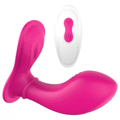   Dreamtoys Essentials - nositelné vibrační kalhotky s drážděním G-bodu (magenta)