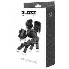   Dreamtoys Blaze - sada pout pro připoutání k posteli (černá)