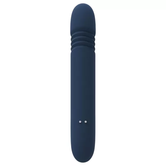 Goddess Zephyros - vibrátor s pístem a stimulací klitorisu - voděodolný - modrý