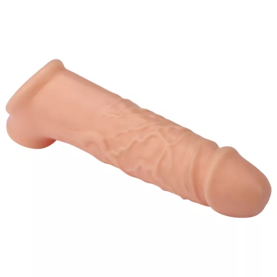 RealStuff Extender 6,5 - návlek na penis (přírodní, 17 cm)