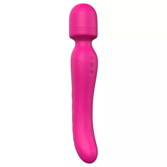 Vibes of Love Wand - masážní vibrátor - akumulátor, zahřívací - růžový