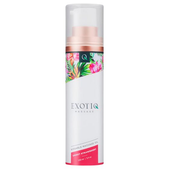 Exotiq - masážní olej s vůní jahody - 100 ml