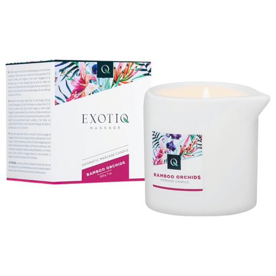 Exotiq Bambusové Orchideje - masážní svíčka (200g)
