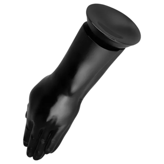 BUTTR - fisting dildo s přísavkou - černý