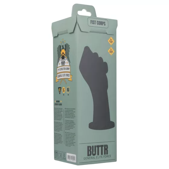BUTTR - fisting dildo - černý