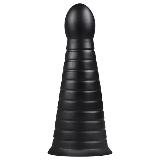 BUTTR Devil Dog - realistický dildo s přísavkou - černé