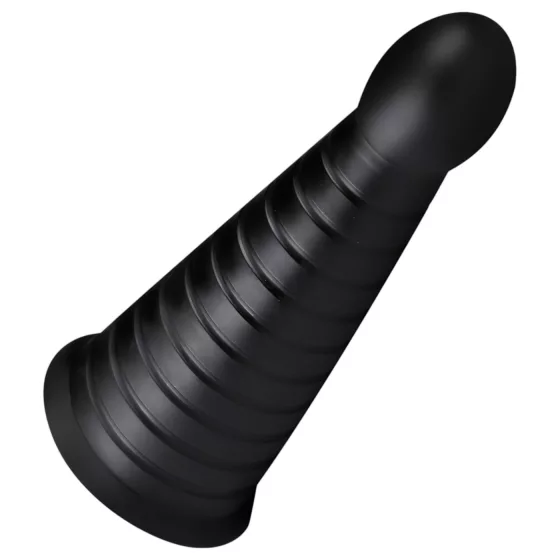 BUTTR Devil Dog - realistický dildo s přísavkou - černé