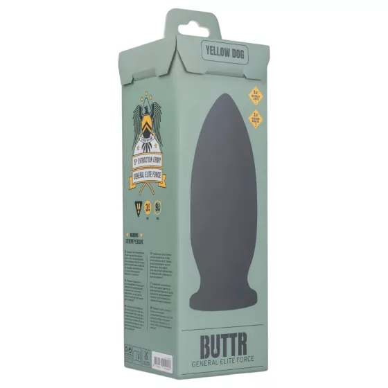 BUTTR Yellow Dog - dildo s přísavkou - černý