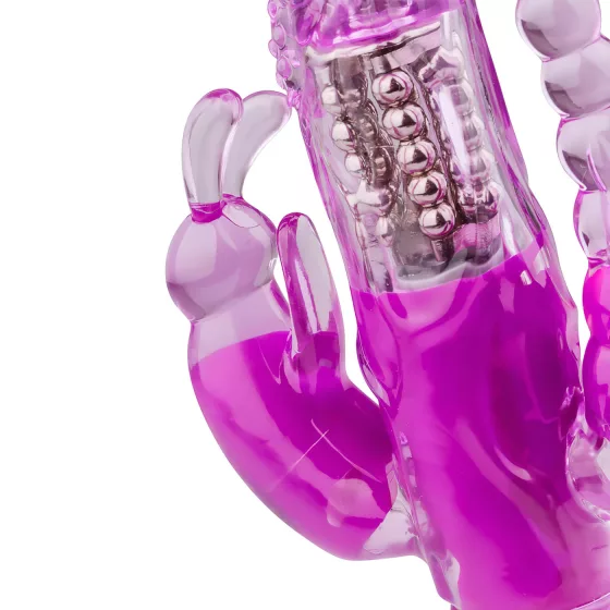 Easytoys Raving Rabbit - 3ramenný vibrátor (růžový)