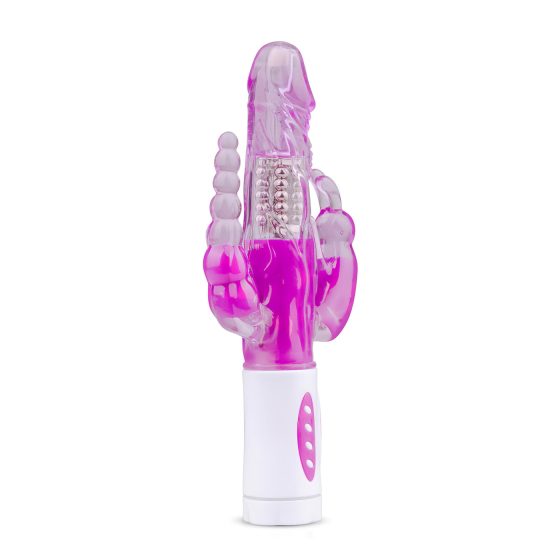 Easytoys Raving Rabbit - 3ramenný vibrátor (růžový)
