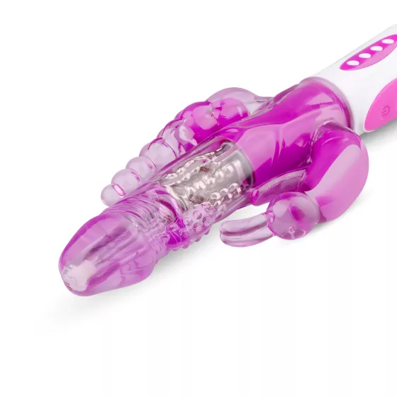 Easytoys Raving Rabbit - 3ramenný vibrátor (růžový)