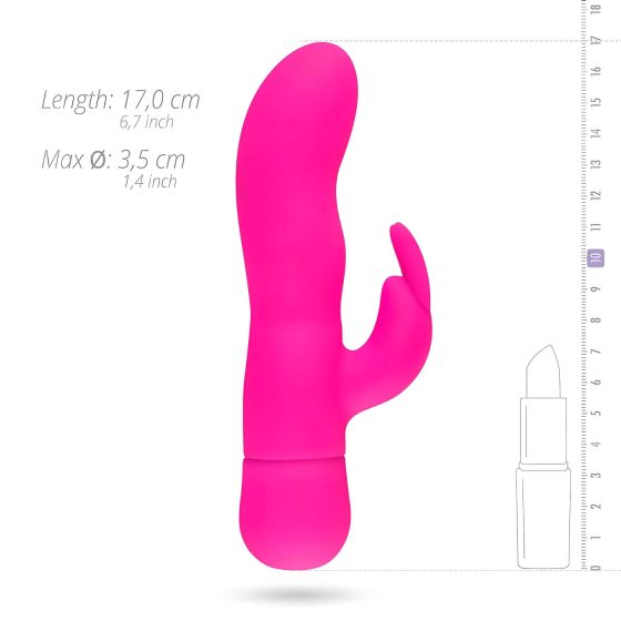 Easytoys Mad Rabbit - Zajíček vibrátor na klitoris (růžový)