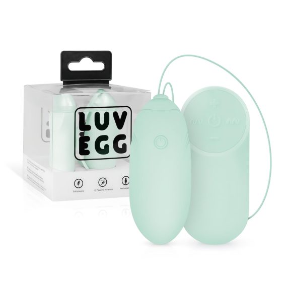 LUV EGG - vibrační vajíčko na dálkové ovládání - nabíjecí - zelené