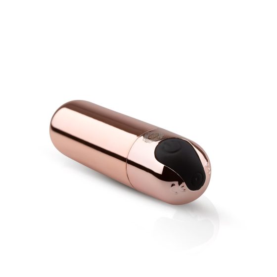 Rosy Gold Bullet - akumulátorový, mini tyčový vibrátor (růžové zlato)