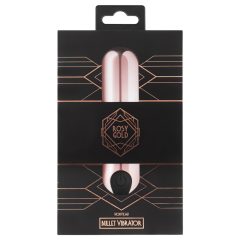   Rosy Gold Bullet - akumulátorový, mini tyčový vibrátor (růžové zlato)