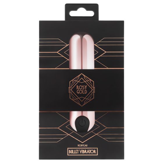 Rosy Gold Bullet - akumulátorový, mini tyčový vibrátor (růžové zlato)