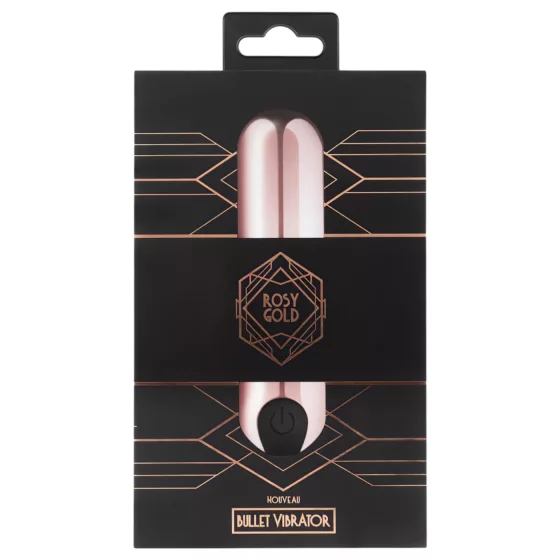 Rosy Gold - mini vibrátor do kapsy - dobíjecí - rosegold
