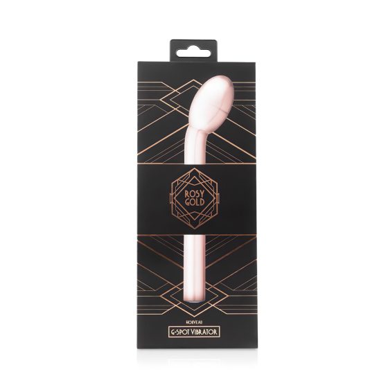 Rosy Gold G-spot - akumulátorový vibrátor na G-bod (růžové zlato)