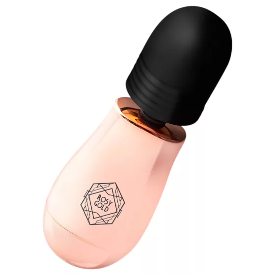 Rosy Gold - mini masážní vibrátor - dobíjecí - růžové zlato