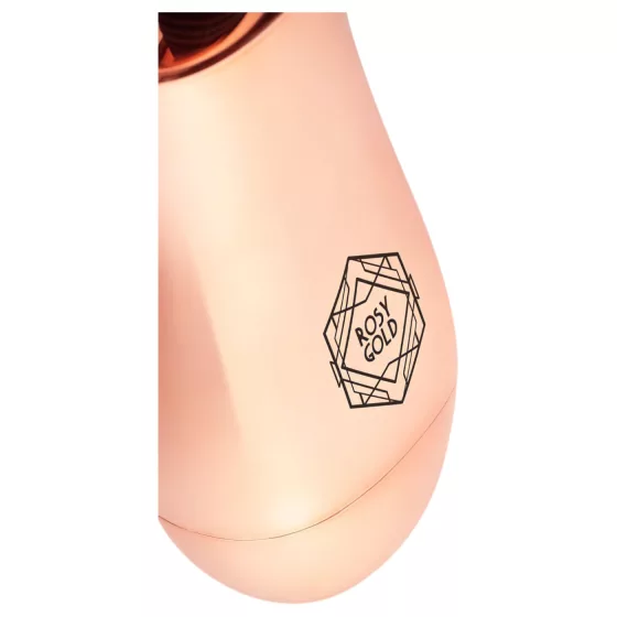 Rosy Gold - mini masážní vibrátor - dobíjecí - růžové zlato