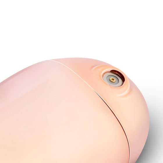 Rosy Gold Mini Wand - akumulátorový masážní vibrátor (růžové zlato)