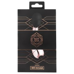  Rosy Gold Wand Mini Curve - masážní vibrátor (růžové zlato)