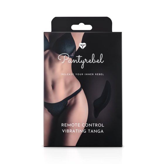 Pantyrebel - akumulátorové, rádiové vibrační kalhotky - černé (S-L)