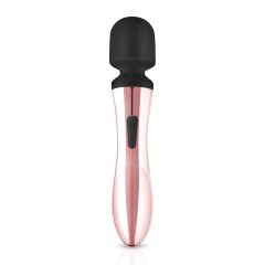   Rosy Gold Wand Curve - akumulátorový masážní vibrátor (rose gold)